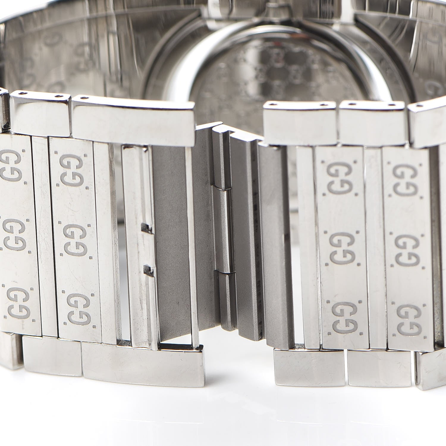 Gucci Stainless Steel Canvas Mother of Pearl 23mm Twirl Quartz Watch 5 of 6