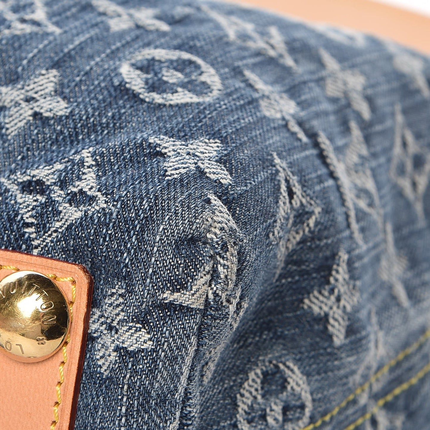 Monogram Denim Baggy PM Blue