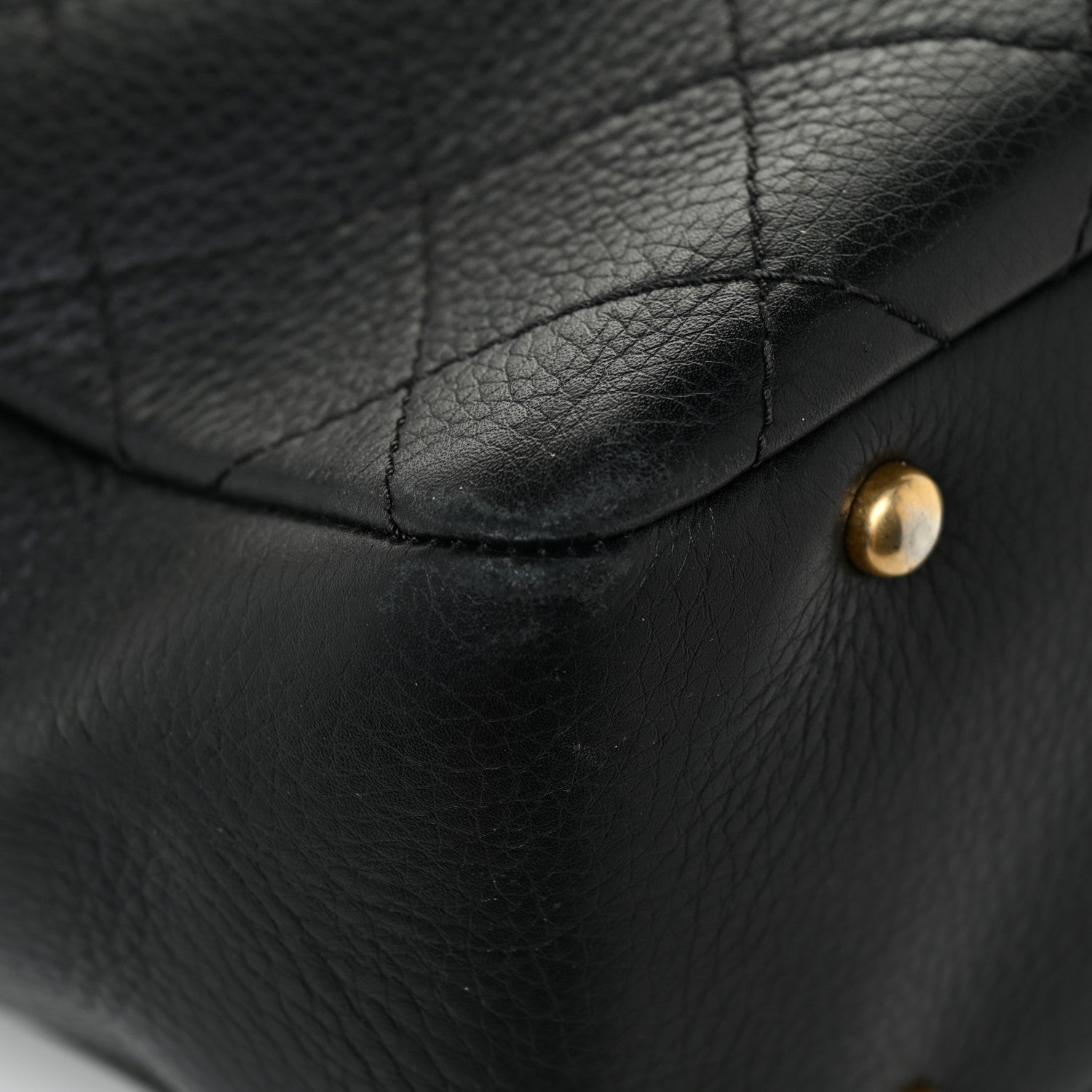 Chanel Calfskin Stitched Archi Chic Large Tote Black 15 of 17
