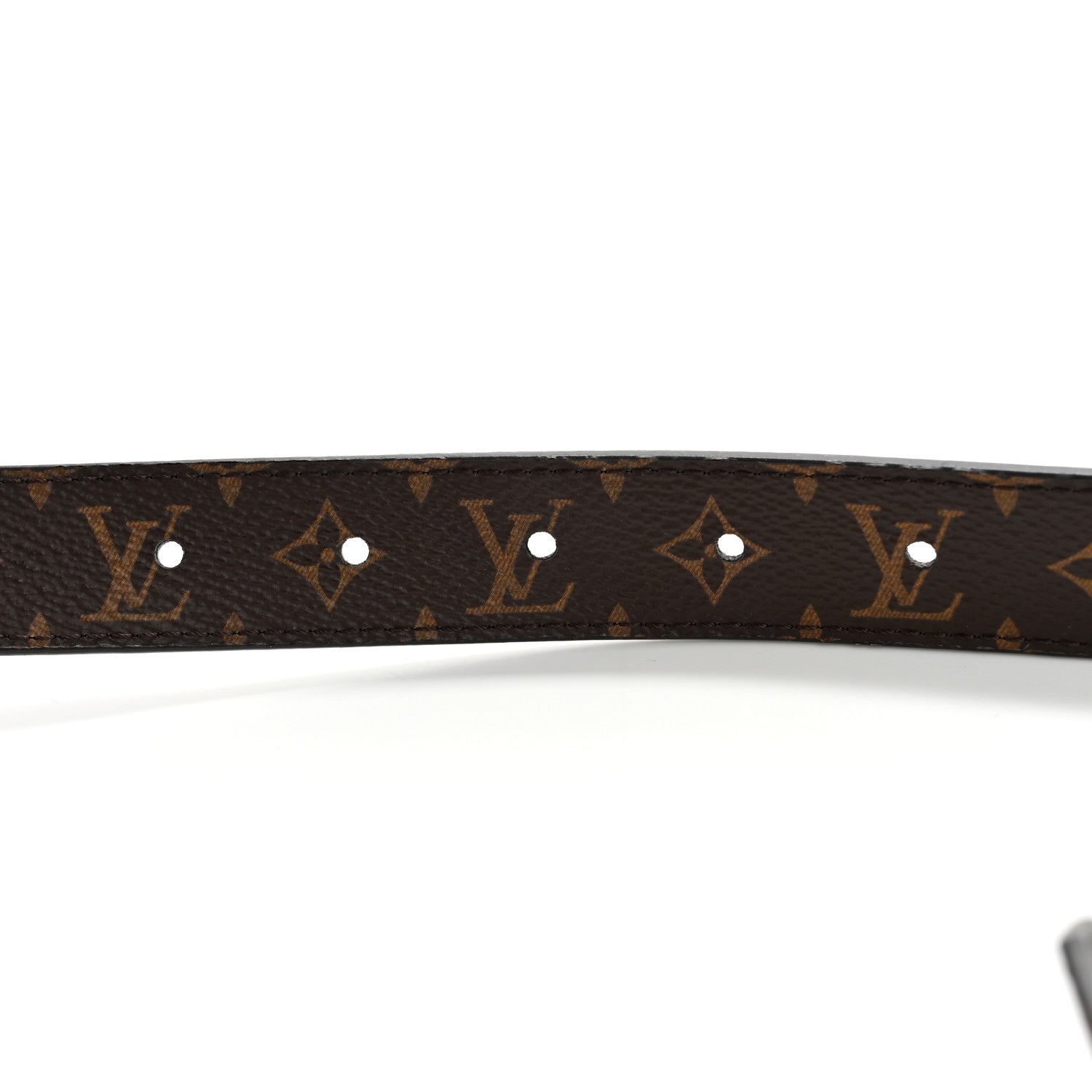 Louis Vuitton Monogram 25mm Dauphine Reversible Belt 80 32 Tan 5 of 9