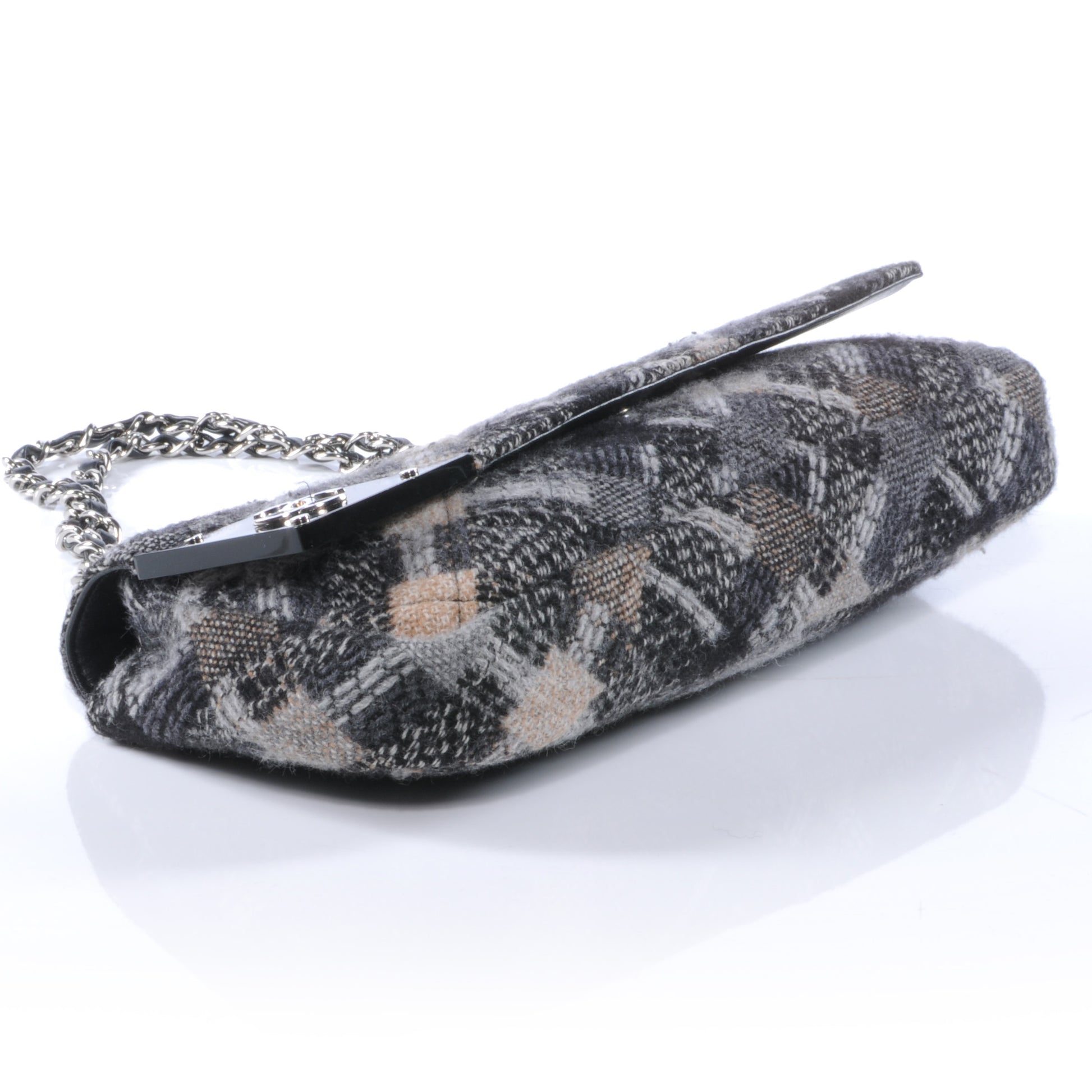 Chanel Woven Tweed CC Flap 4 of 7
