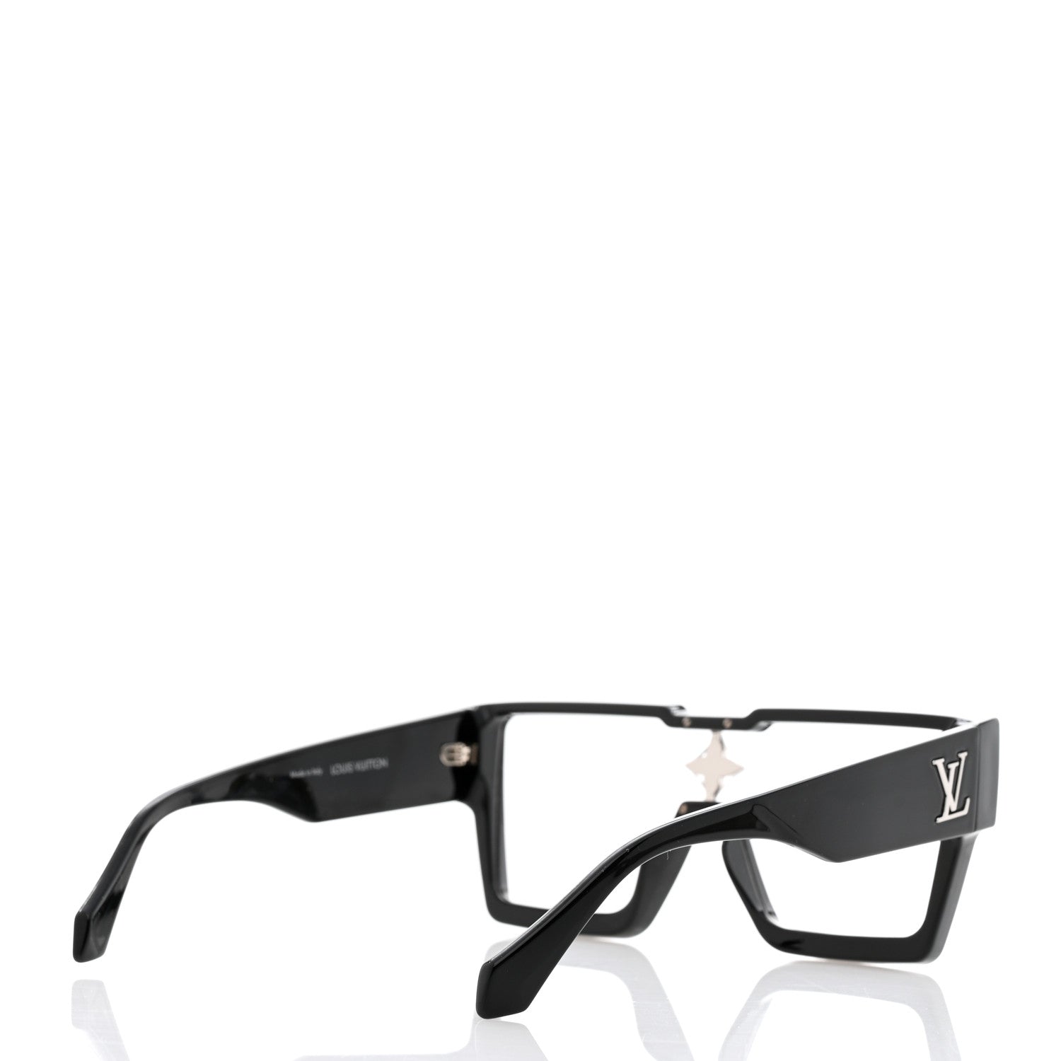 Louis Vuitton Acetate Swarovski Crystal Cyclone Sunglasses Z1790W Black 4 of 7