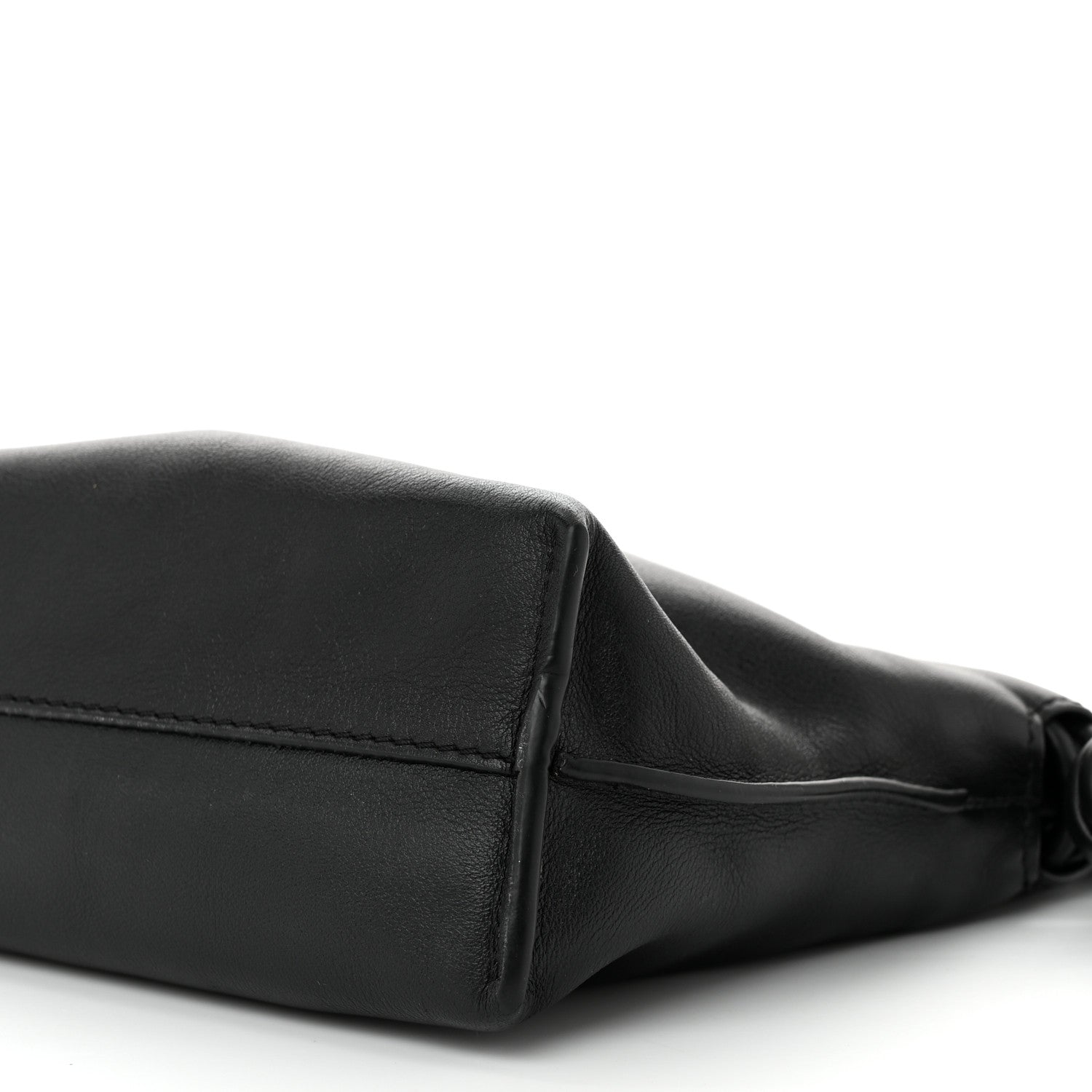 Loewe Calfskin Mini Flamenco Knot Clutch Black 10 of 10