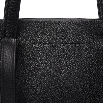 Marc Jacobs Grained Calfskin The Tag Tote Black 9 of 9