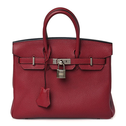Hermes Togo Birkin 25 Rouge Grenat 1 of 10