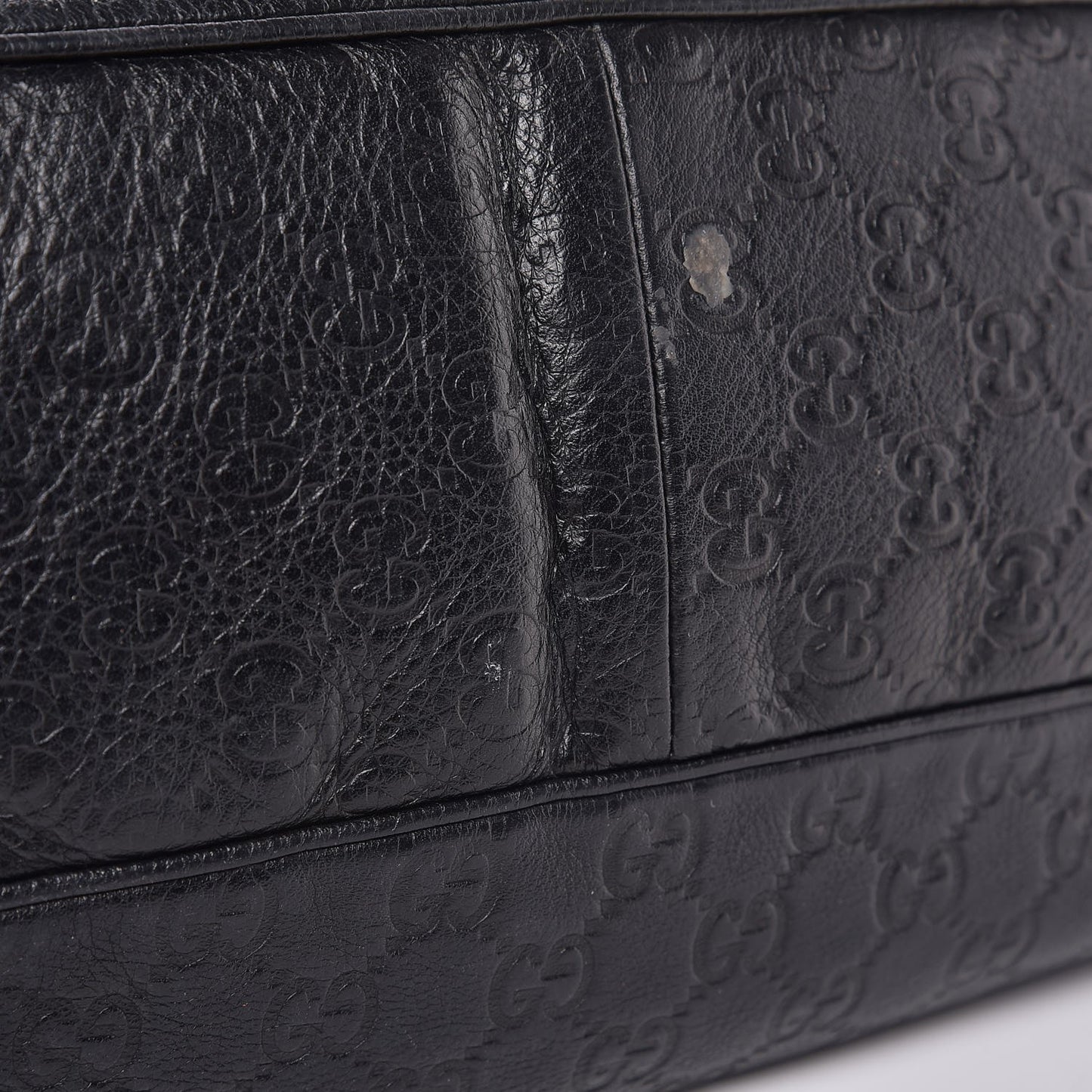 Guccissima Large New Ladies Web Hobo Black