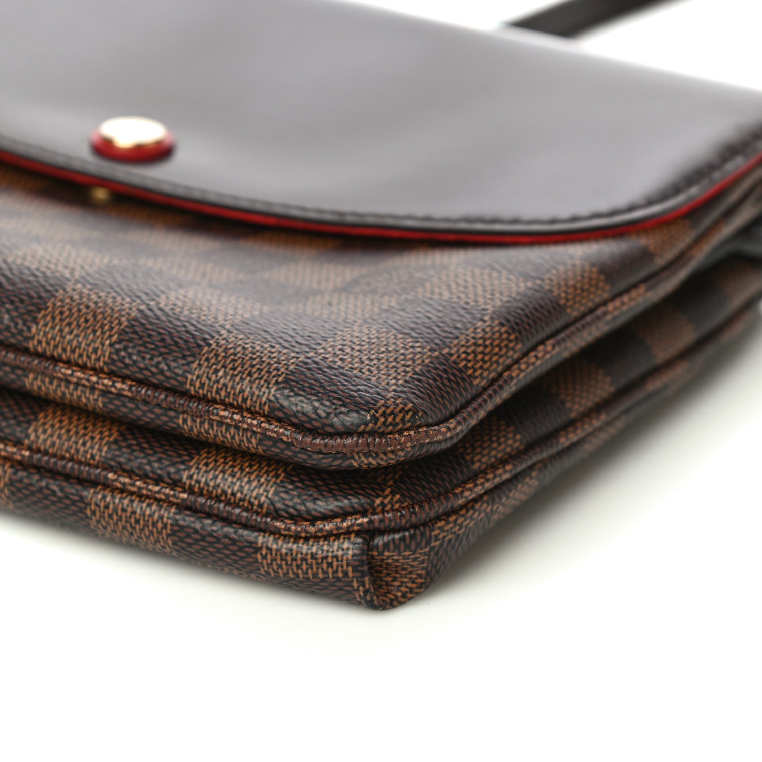 Louis Vuitton Damier Ebene Twice Cherry 10 of 14