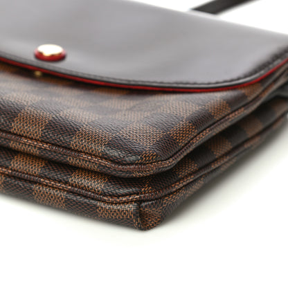 Louis Vuitton Damier Ebene Twice Cherry 10 of 14
