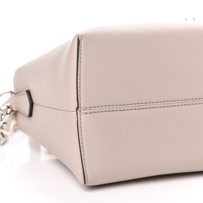 Fendi Vitello Dolce Flowerland Studded Medium By The Way Boston Bag Grigio Polvere White Ice Multicolor 9 of 10