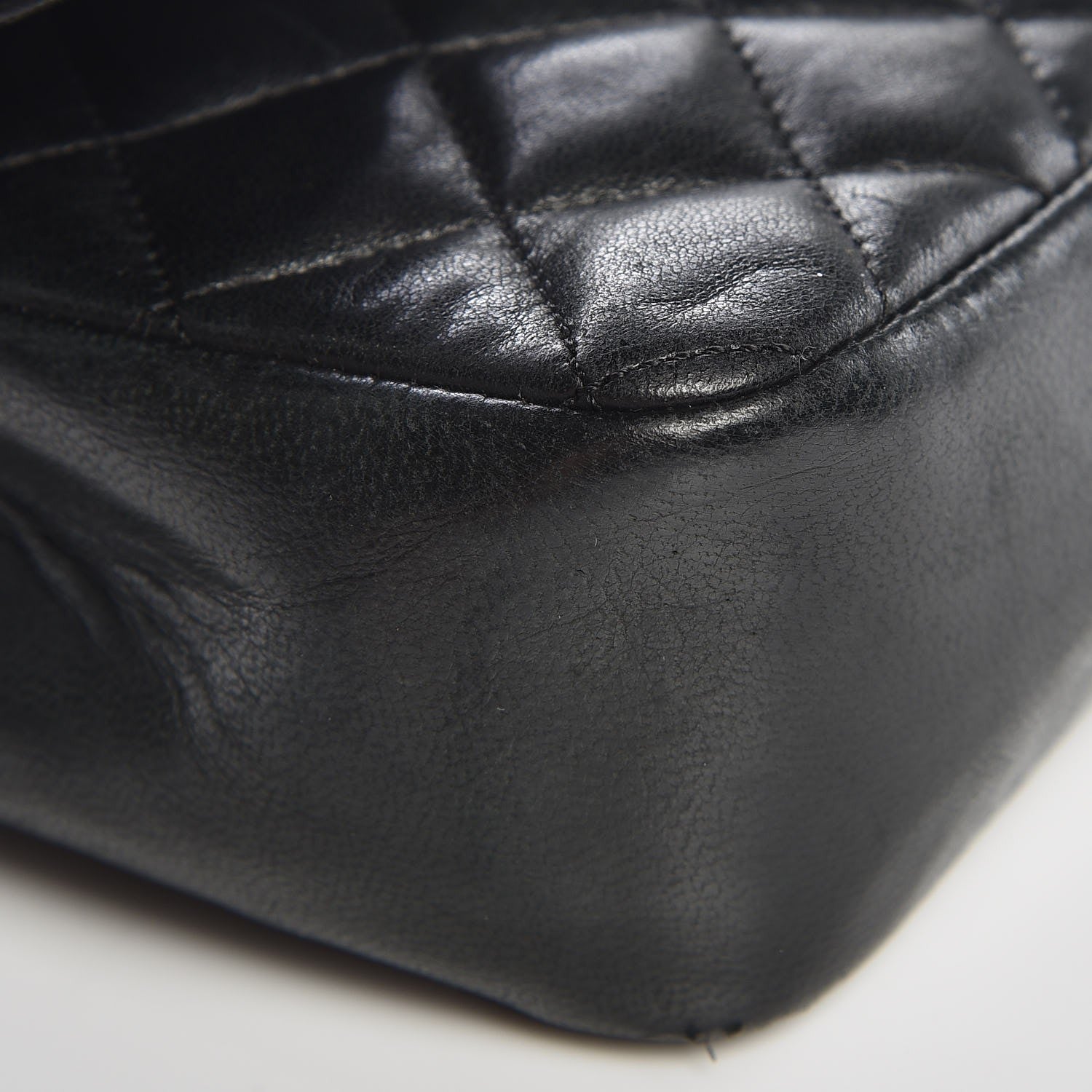 Chanel Lambskin Quilted Mini Rectangular Flap Black 10 of 14