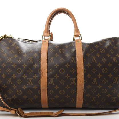 Louis Vuitton Monogram Keepall Bandouliere 50 13 of 20