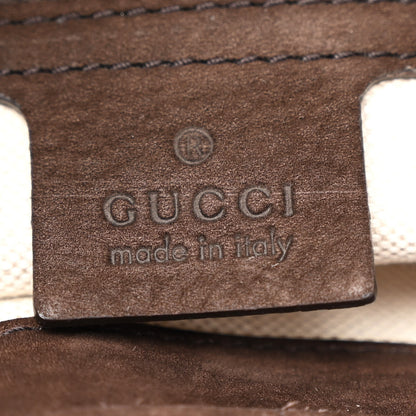 Gucci Monogram Web New Jackie Shoulder Bag Dark Brown 6 of 12