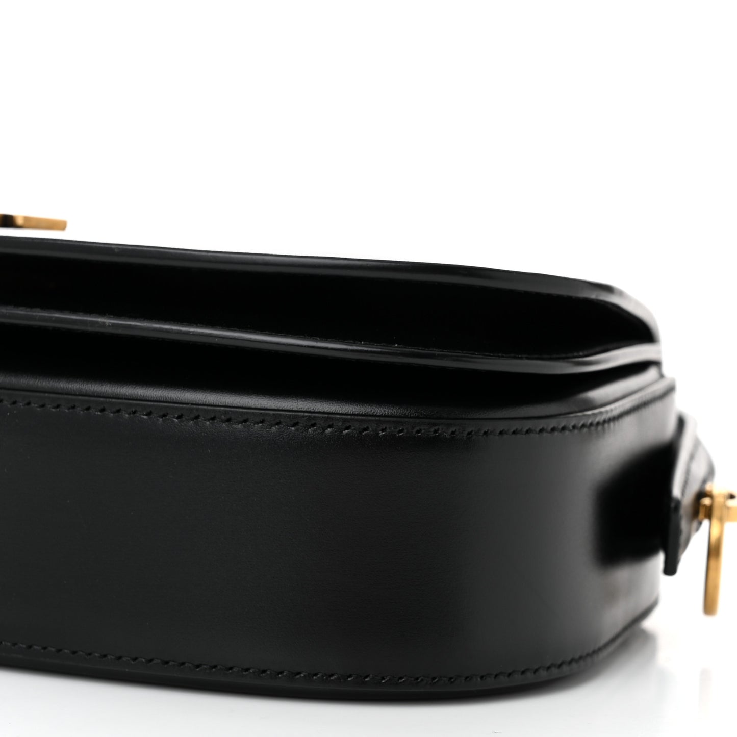 Box Calfskin Voltaire Top Handle Crossbody Bag Black