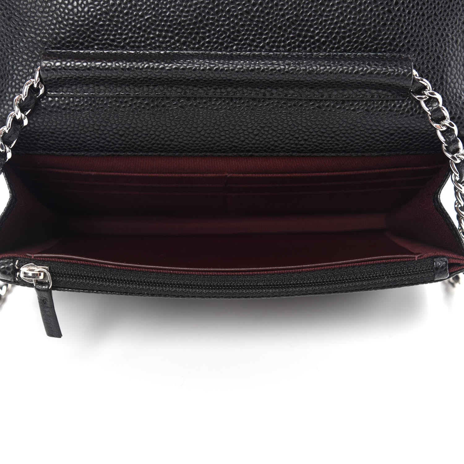 Chanel Caviar Quilted Wallet On Chain WOC Black 5 of 12