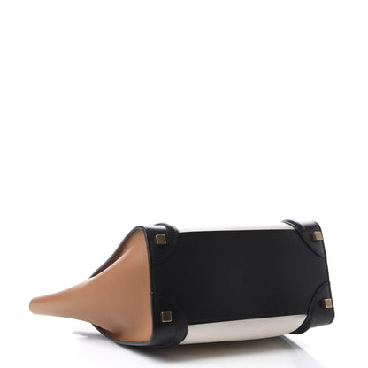 Celine Baby Grained Calfskin Tri-color Micro Luggage White 4 of 12