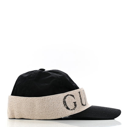 Gucci Gabardine Gucci Headband Baseball Hat M Black 5 of 9