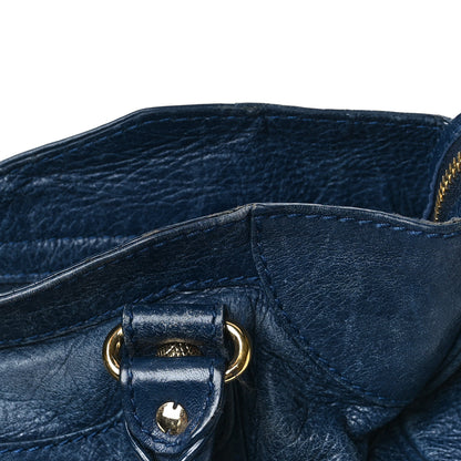Balenciaga Agneau Giant 12 Gold Hardware Velo Bleu Obscur 10 of 15