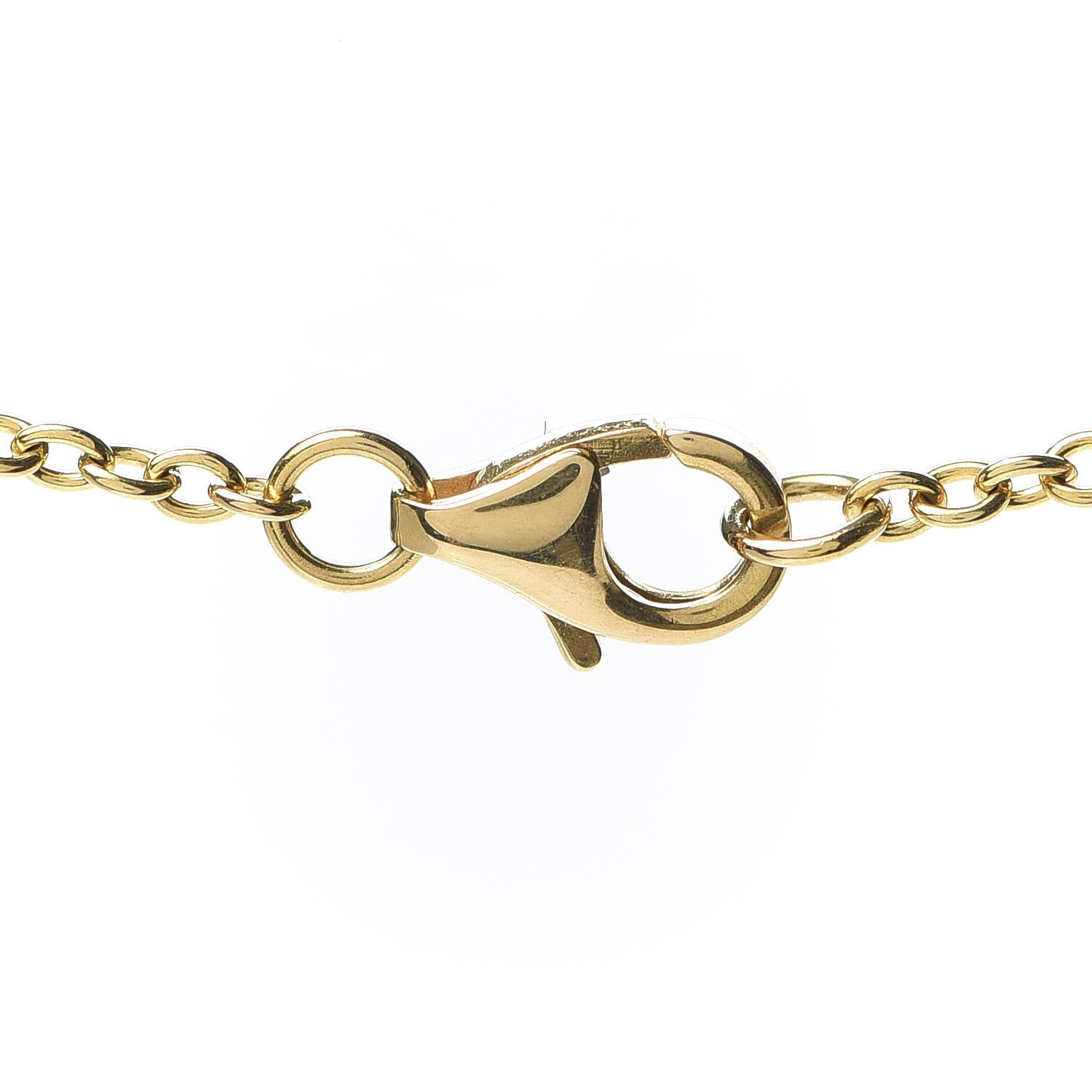 Cartier 18K Yellow Gold Interlocking LOVE Necklace 4 of 7