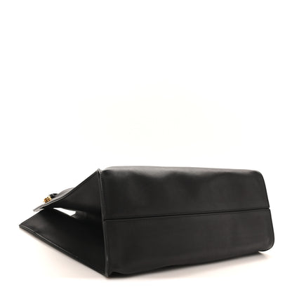 The Row Polished Saddle Calfskin Alexia Bag Black 5 of 10