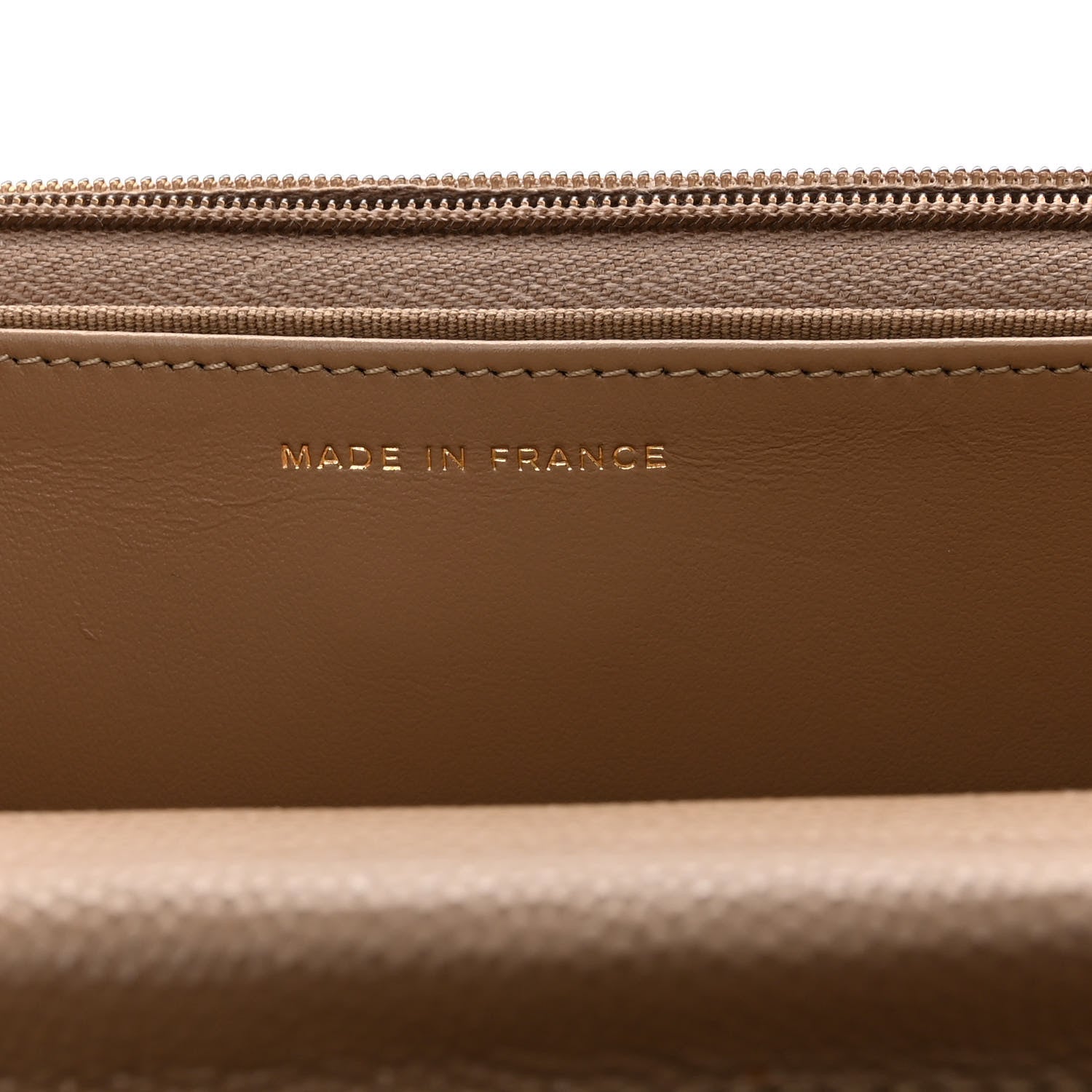 Chanel Caviar Quilted Wallet On Chain WOC Dark Beige 7 of 11