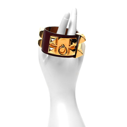 Hermes Box Collier de Chien CDC Bracelet S Rouge H 2 of 6
