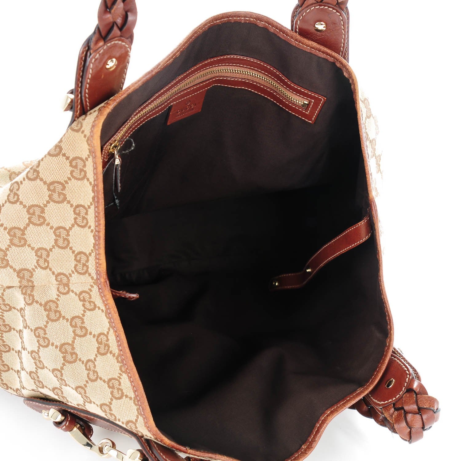 Gucci Monogram Medium Pelham Shoulder Bag Brown 5 of 12