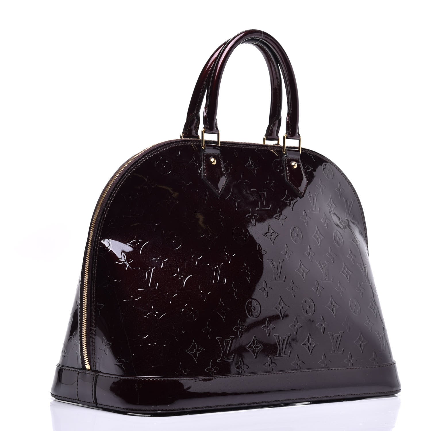 Louis Vuitton Vernis Alma GM Amarante 3 of 8