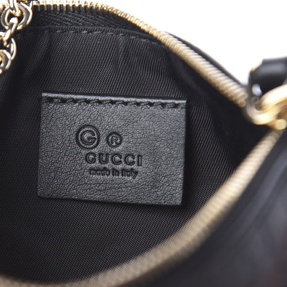Gucci Microguccissima Key Ring Coin Case Black 6 of 8