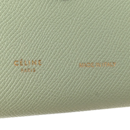 Celine Grained Calfskin Large Multifunction Strap Wallet Pistachio 6 of 9