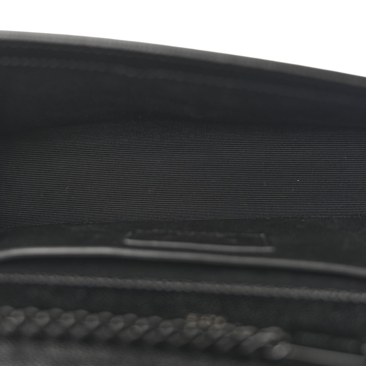 Grain De Poudre Small Monogram Monochrome Kate Satchel Black
