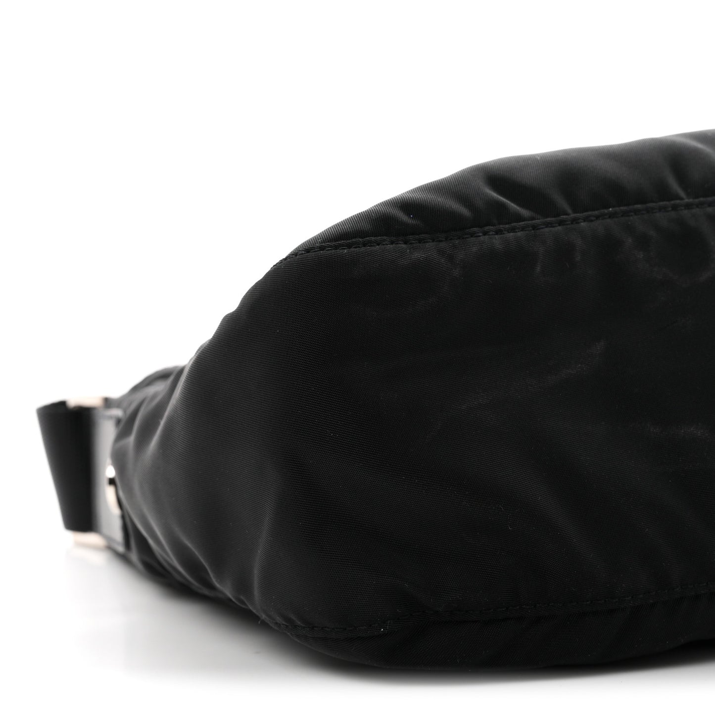 Nylon Vela Messenger Bag Black