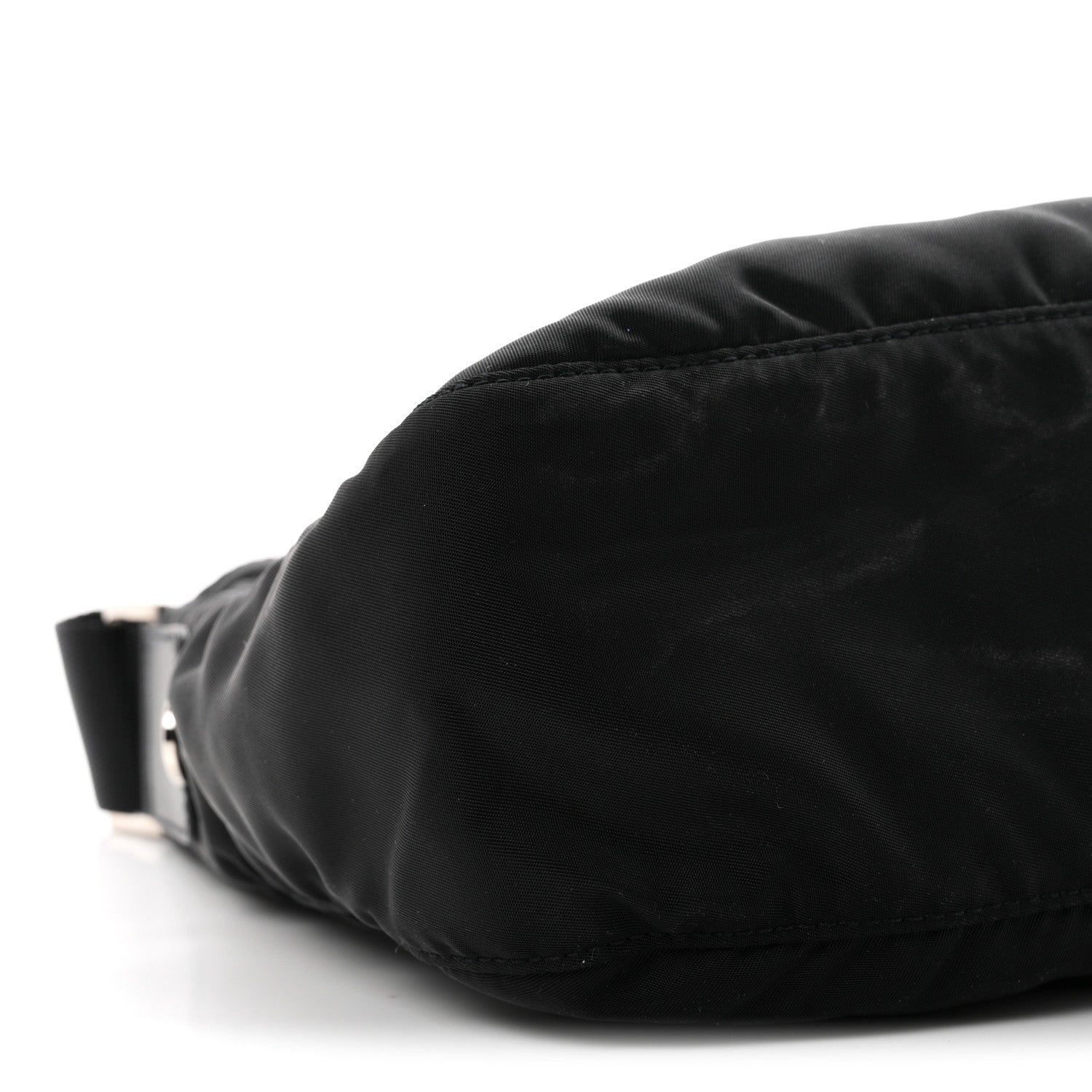 Prada Nylon Vela Messenger Bag Black 9 of 11