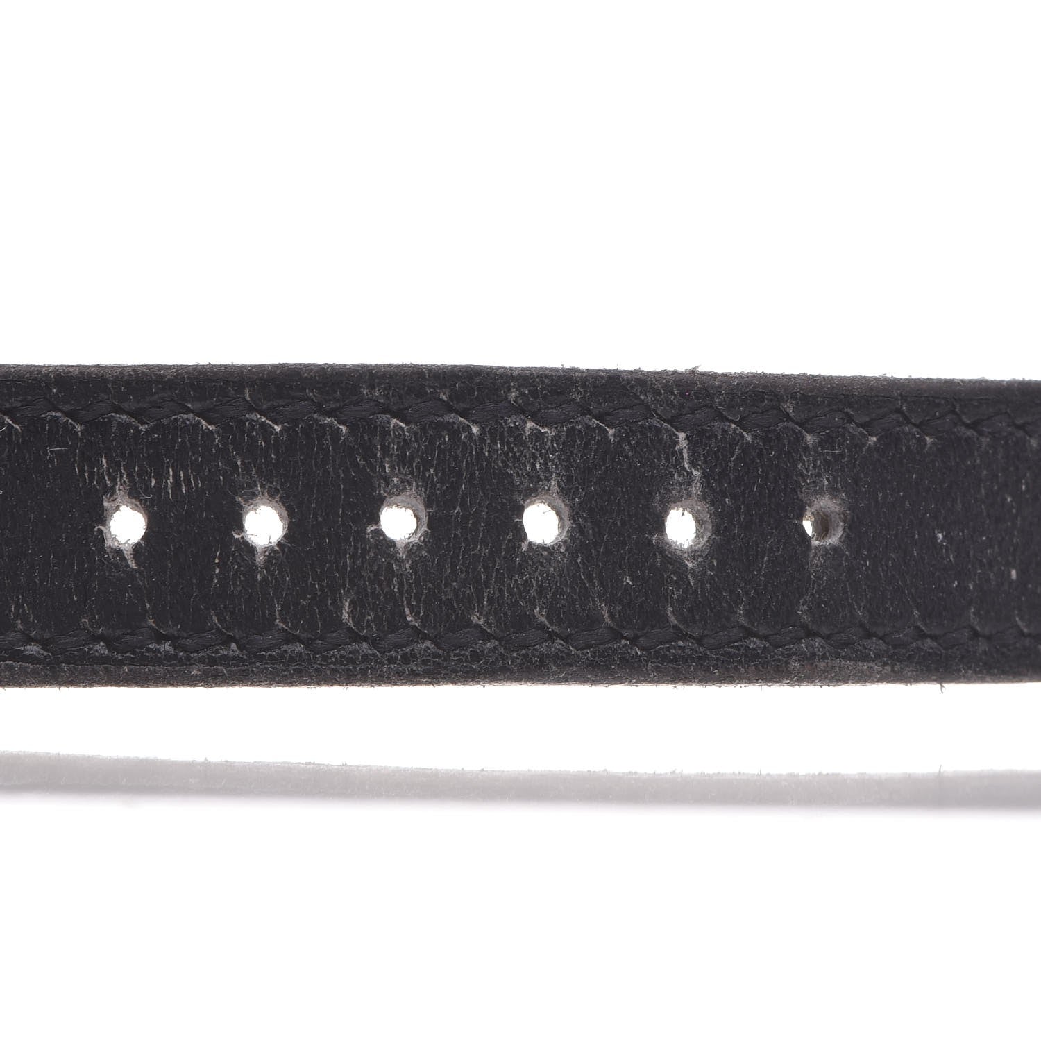 Hermes Stainless Steel Berenia 20mm Kelly Cadena Quartz Watch Noir 8 of 9