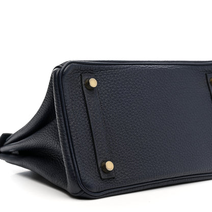 Hermes Togo Birkin 25 Bleu Nuit 18 of 21