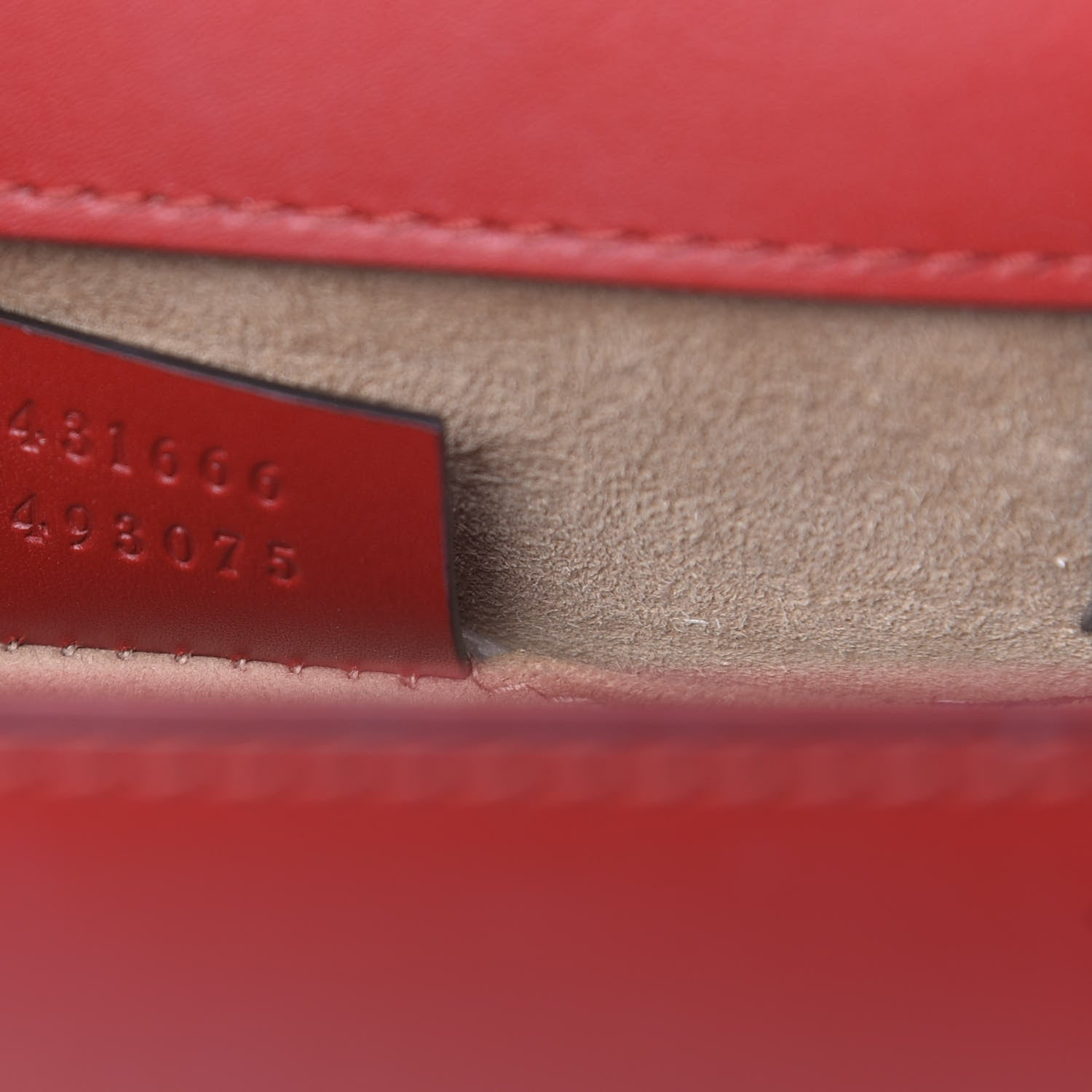 Gucci Calfskin Mini Sylvie Chain Shoulder Bag Hibiscus Red 7 of 14