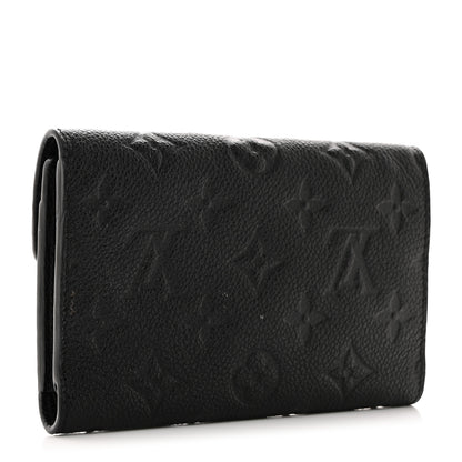 Louis Vuitton Empreinte Compact Curieuse Wallet Black 3 of 8