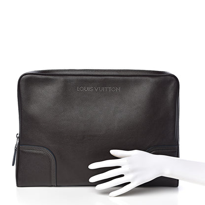 Louis Vuitton Siwa Computer Case Marron Fonce 2 of 7