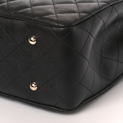Chanel Caviar Quilted Large Shopping Tote Black 9 of 9