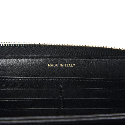 Chanel Lambskin Quilted 19 Long Zipped Around Wallet Black 6 of 7