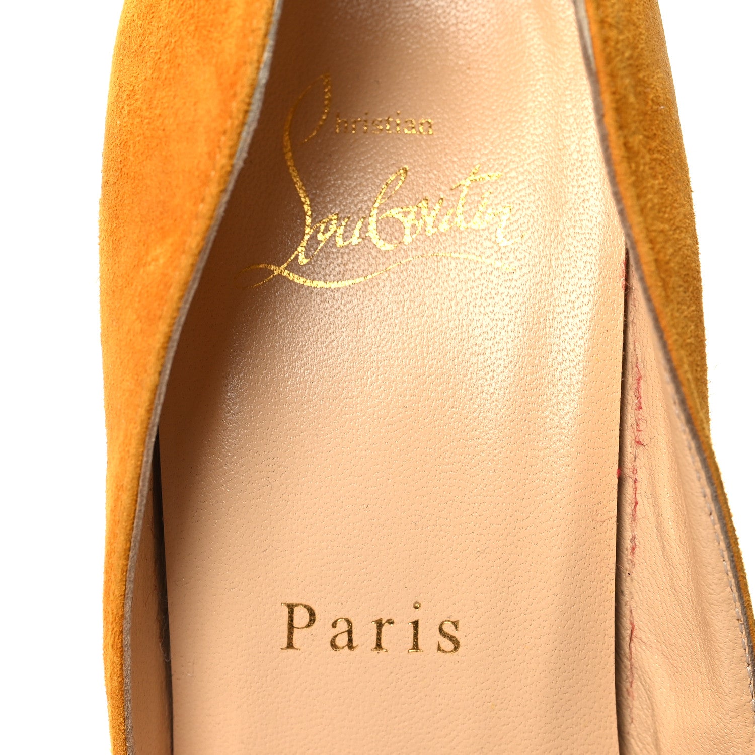 Christian Louboutin Veau Velours Pigalle Follies 100 Pumps 36.5 Full Moon 7 of 10