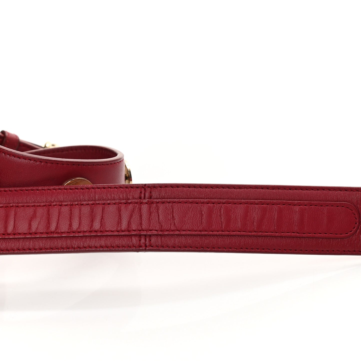 Lambskin Cannage Small Lucky Badges My Lady Dior Red