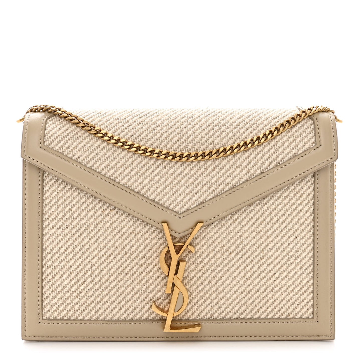 Canvas Calfskin Classic Monogram Cassandra Beige Cream