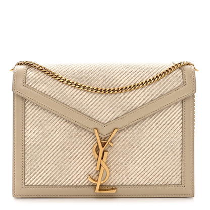 Saint Laurent Canvas Calfskin Classic Monogram Cassandra Beige Cream 1 of 11