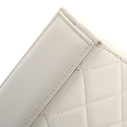 Chanel Lambskin Quilted Small Box With Chain White 13 of 16