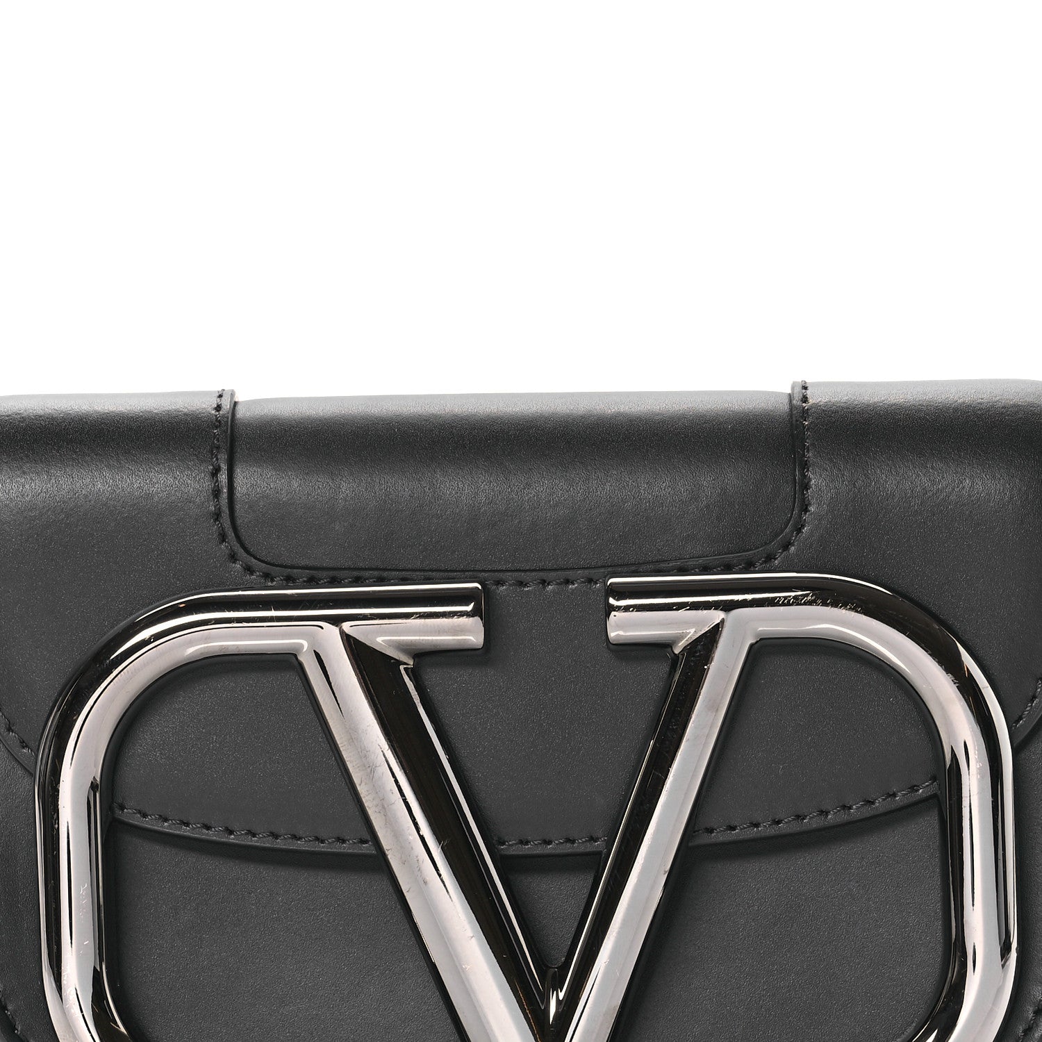Valentino Garavani Calfskin Supervee Belt Bag Black 7 of 9
