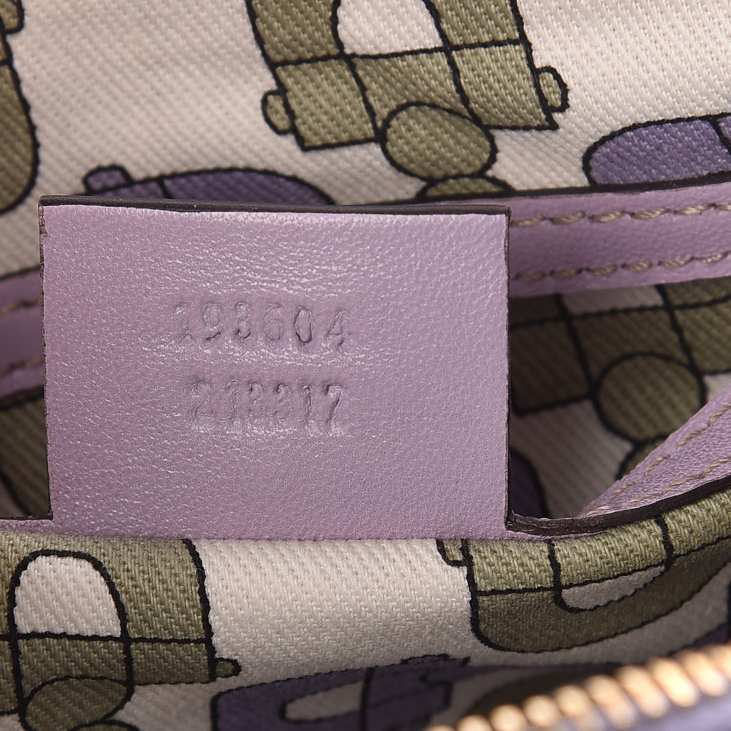 Gucci Guccissima Small Joy Boston Purple 7 of 10