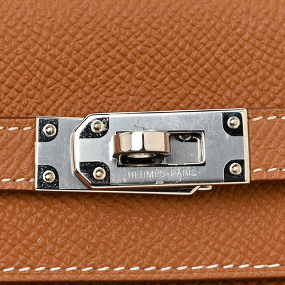 Hermes Epsom Kelly Wallet To Go Gold 11 of 12