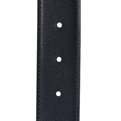 Hermes Swift Epsom 24mm Mini H Belt 90 36 Black Gold 5 of 6