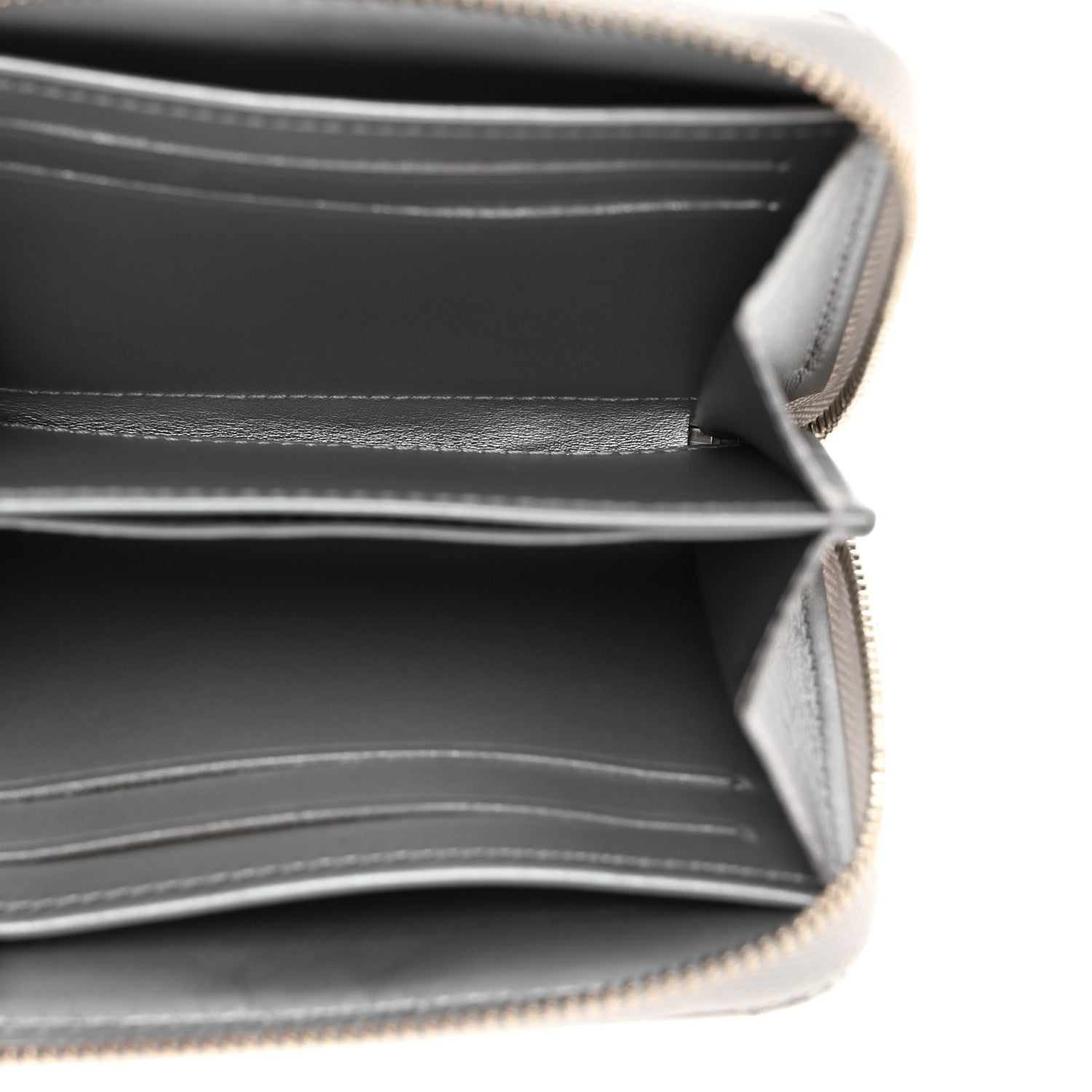 Louis Vuitton Monogram Mirror Zippy Coin Purse Silver 5 of 6