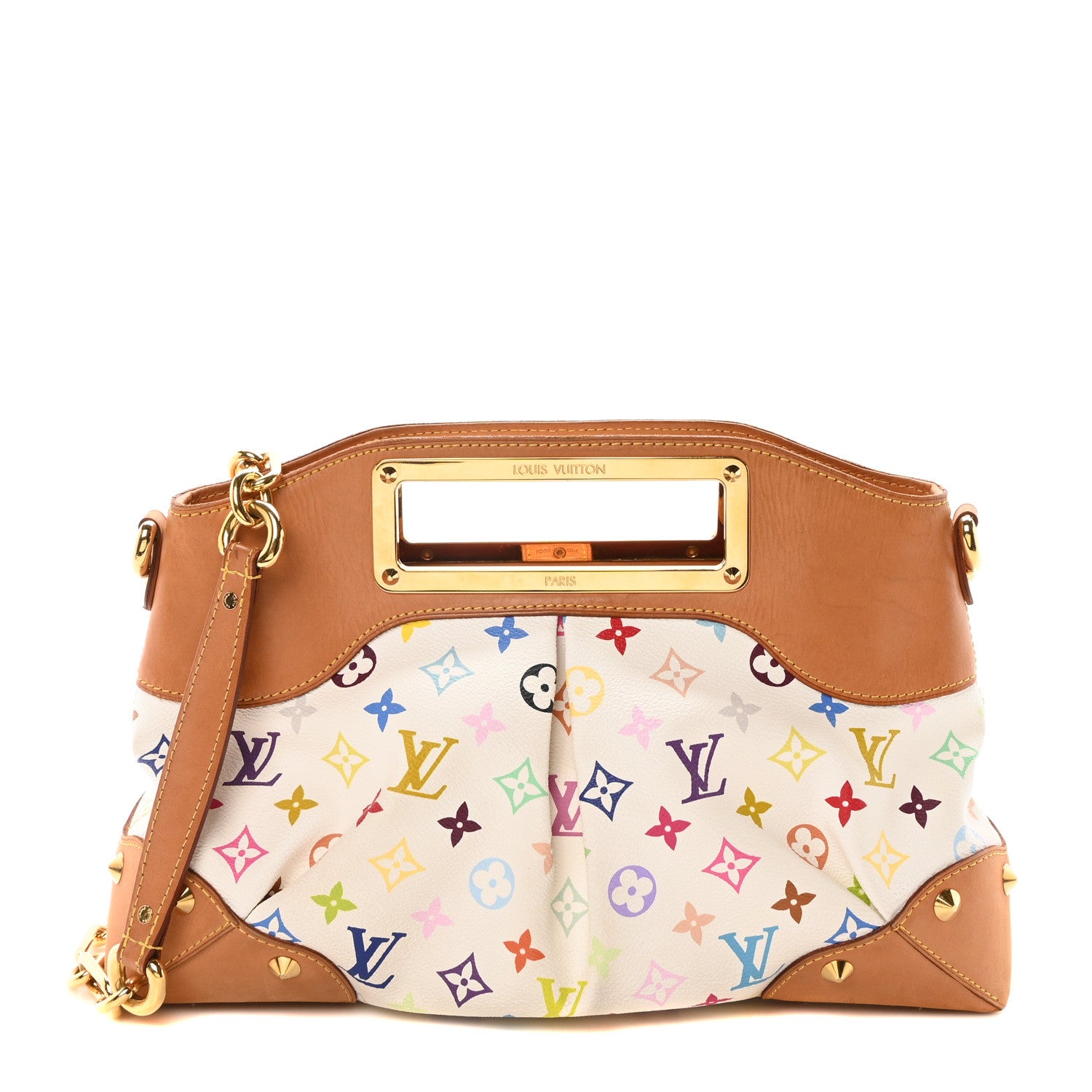 Louis Vuitton Monogram Multicolor Judy MM White 1 of 9